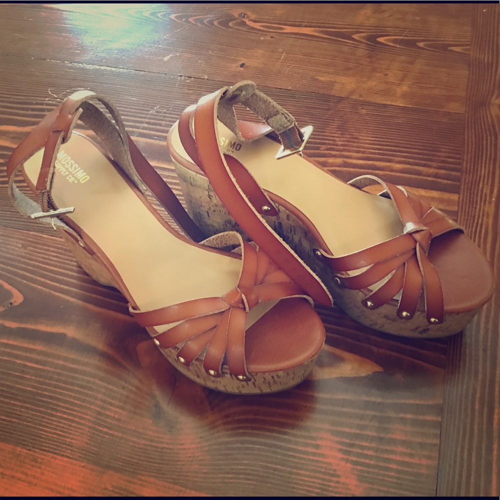 Platform wedge sandals